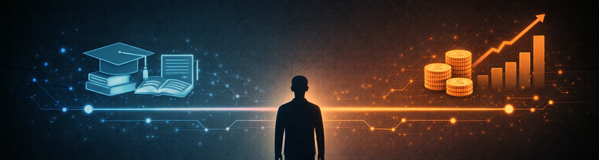 Choosing between education and success