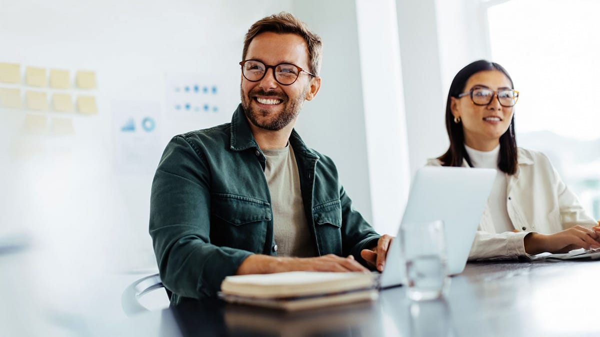 Contented colleagues